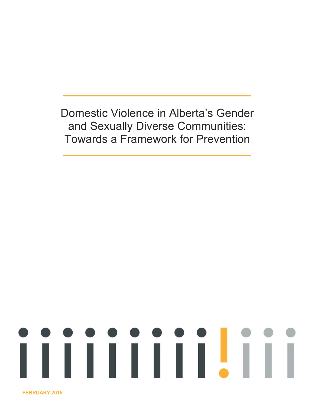 Domestic Violence in Alberta's Gender and Sexually Diverse Communities