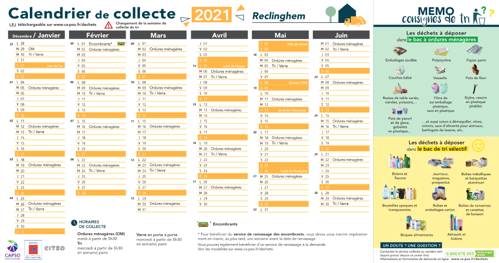 Calendrier De Collecte