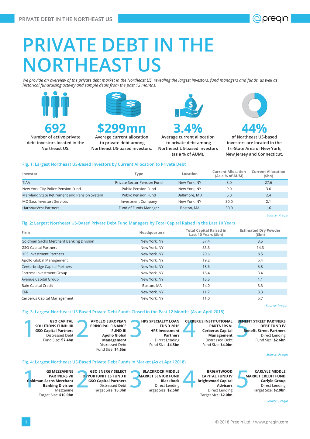 Private Debt in the Northeast Us