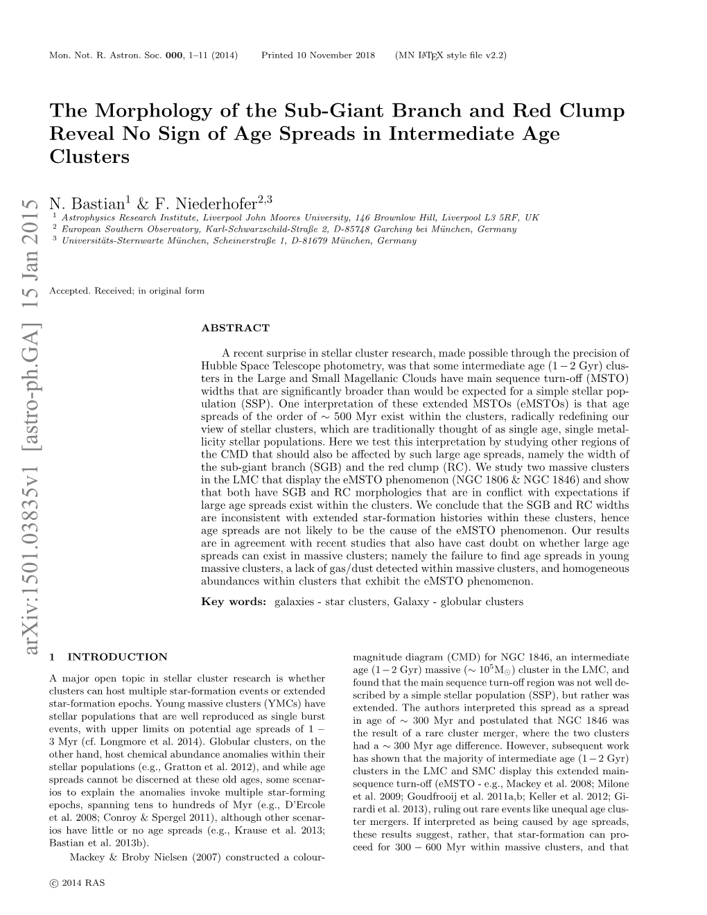 The Morphology of the Sub-Giant Branch and Red Clump Reveal No