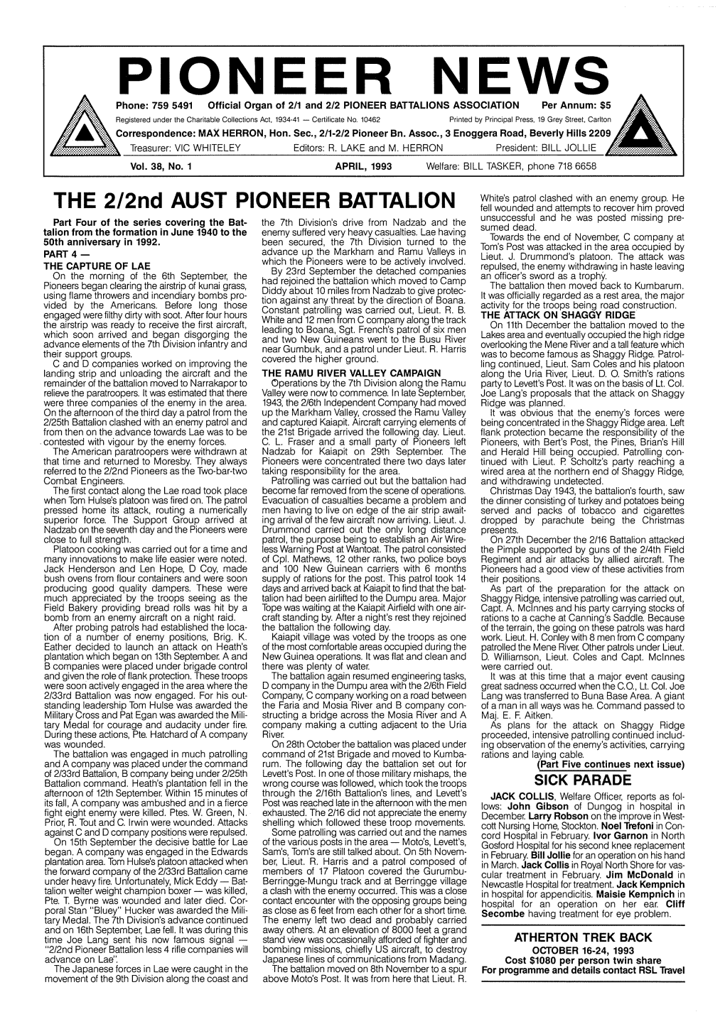 Pioneer News 1993