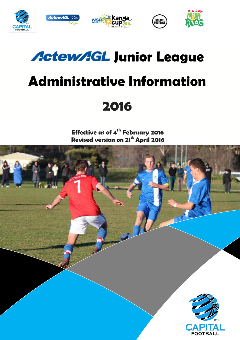 Junior League Administrative Information 2016