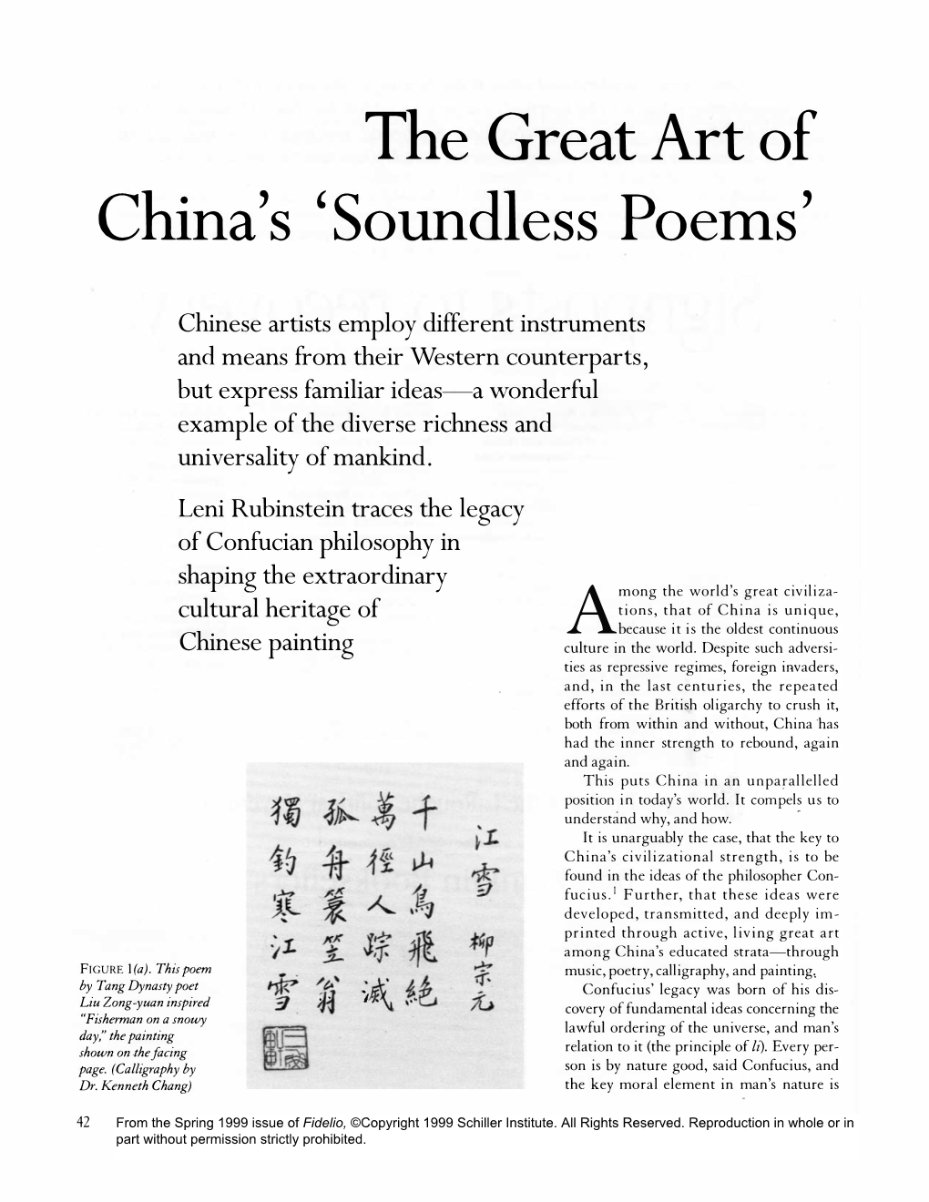 The Great Art of China's 'Soundless Poems'