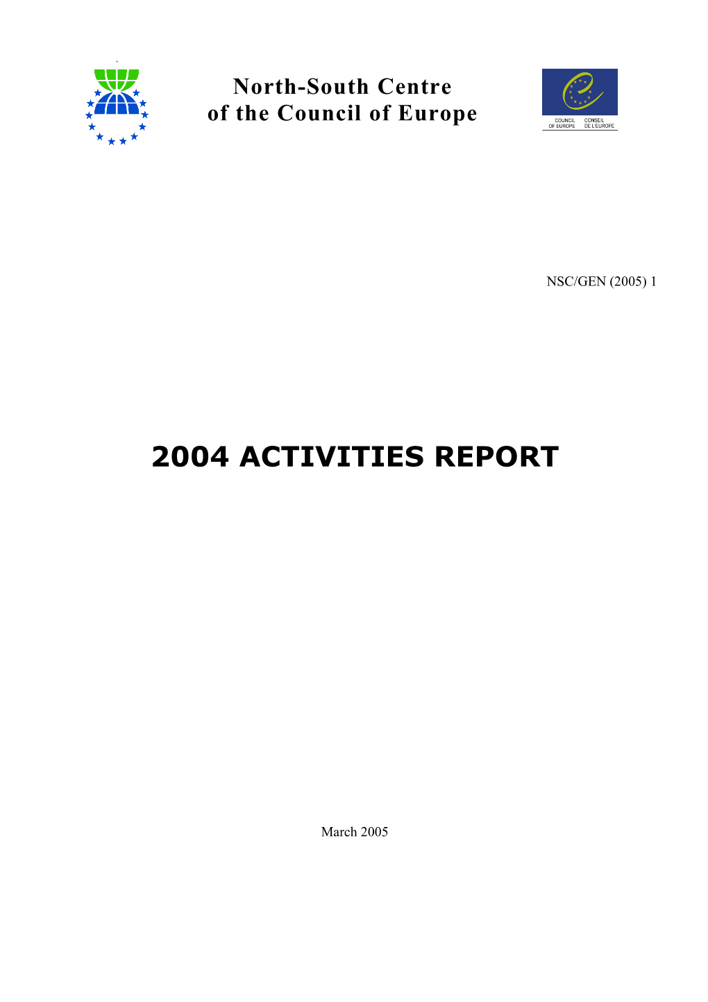 2004 Activities Report