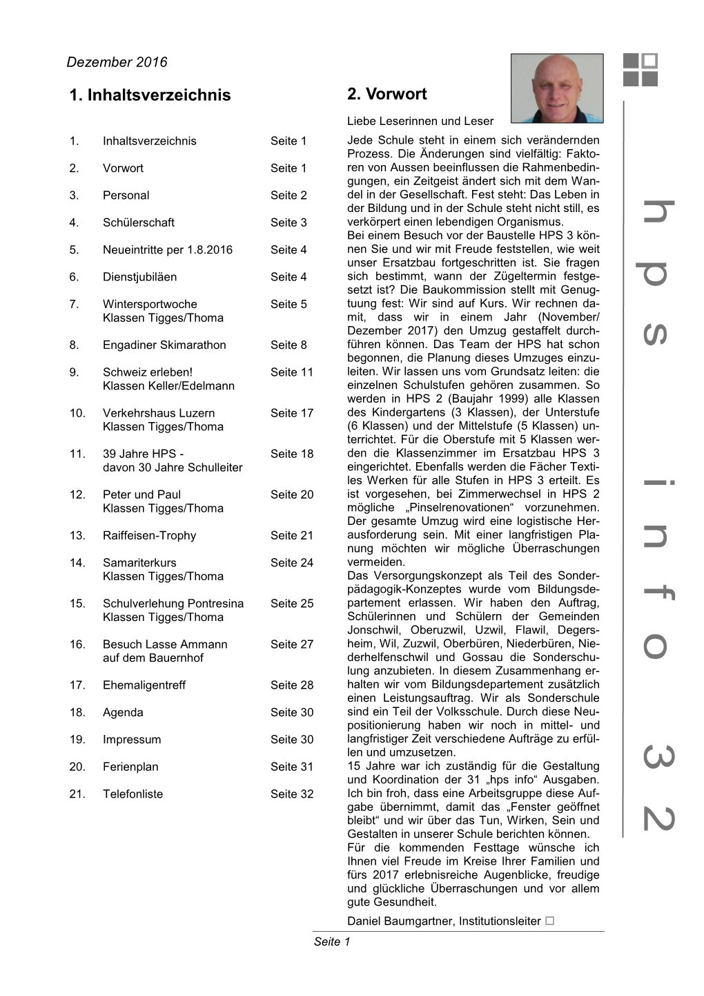 1. Inhaltsverzeichnis 2. Vorwort Liebe Leserinnen Und Leser