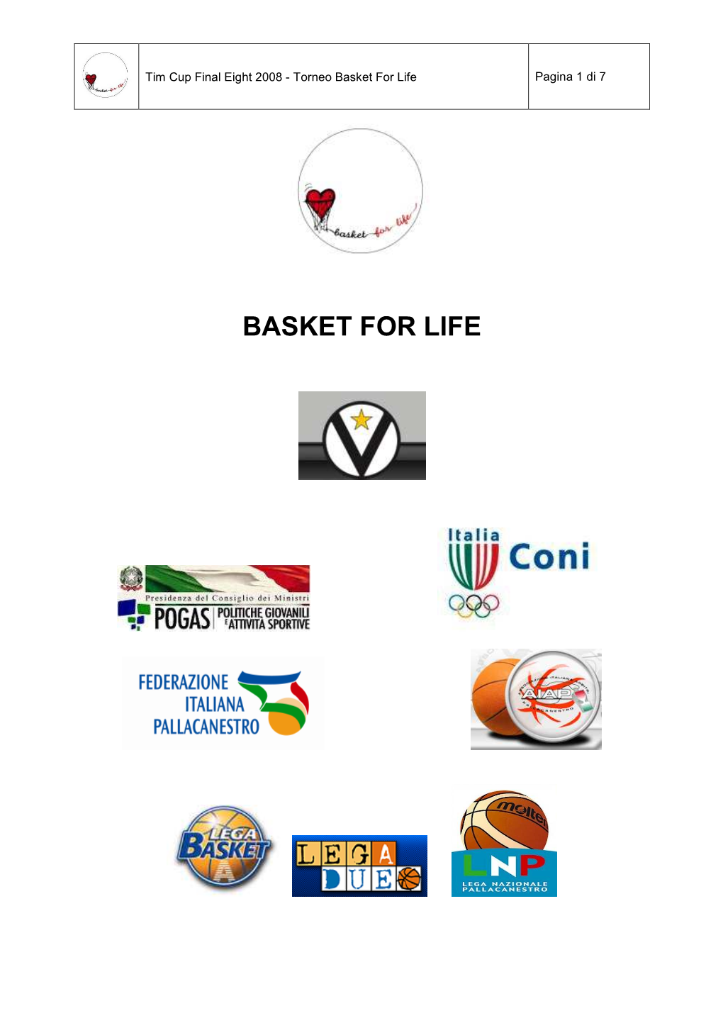 Basket for Life Pagina 1 Di 7