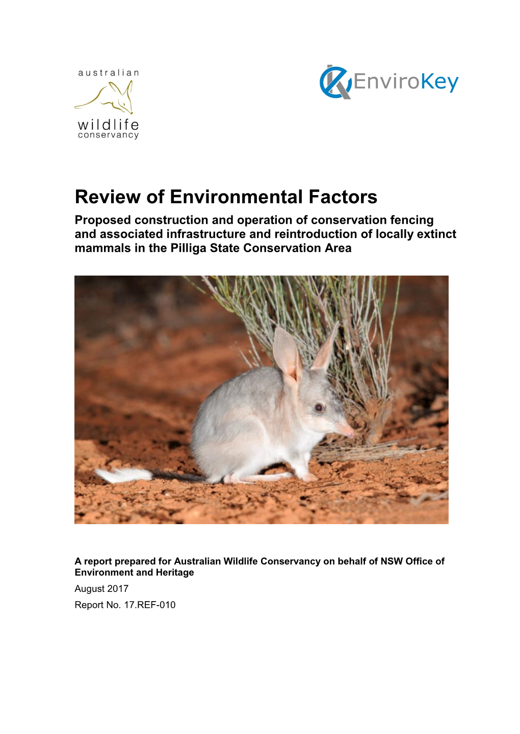 Pilliga State Conservation Area Review of Environmental Factors