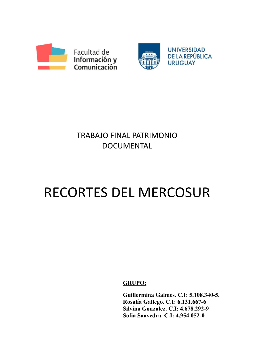 Recortes MERCOSUR