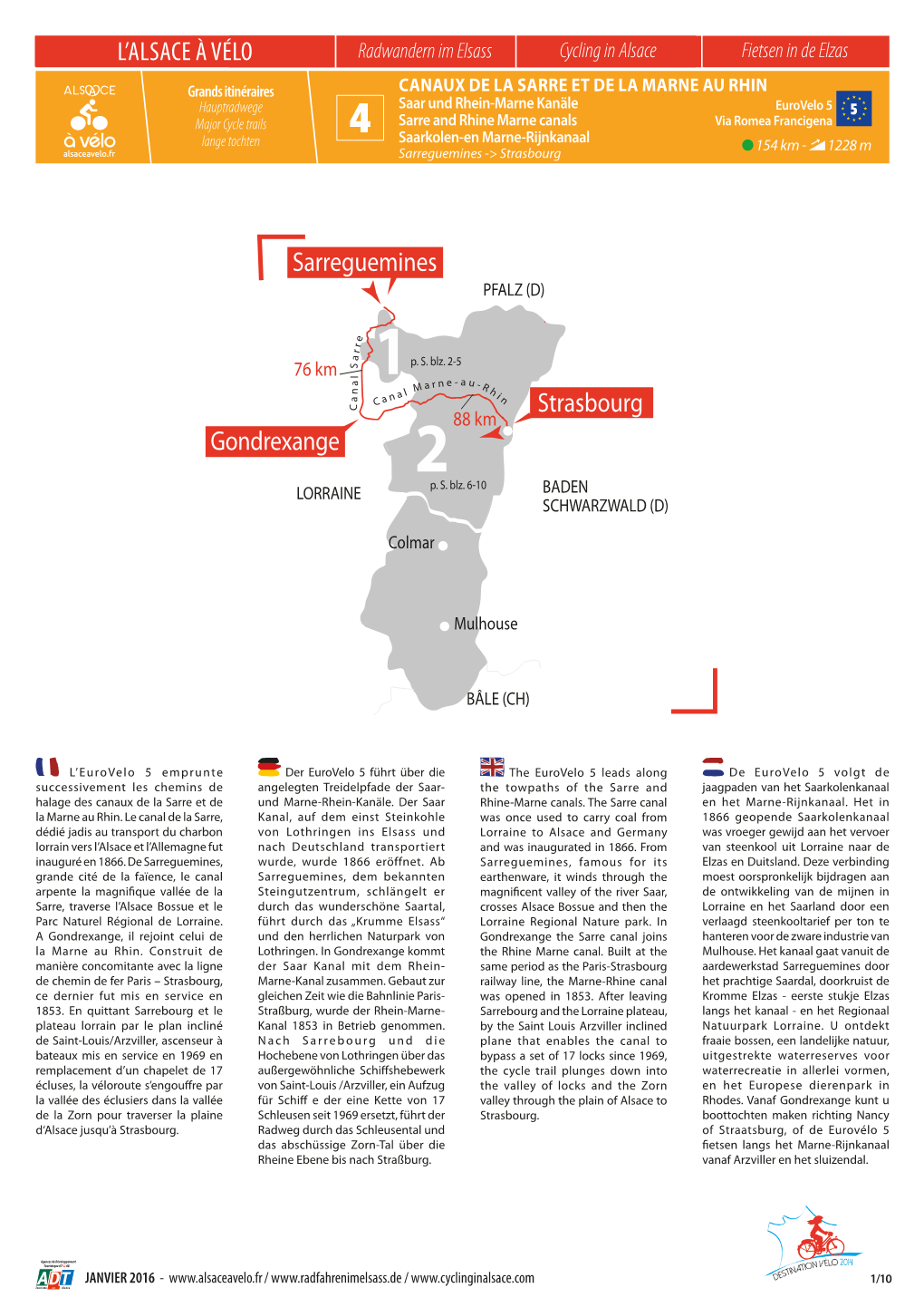 Strasbourg Gondrexange Sarreguemines