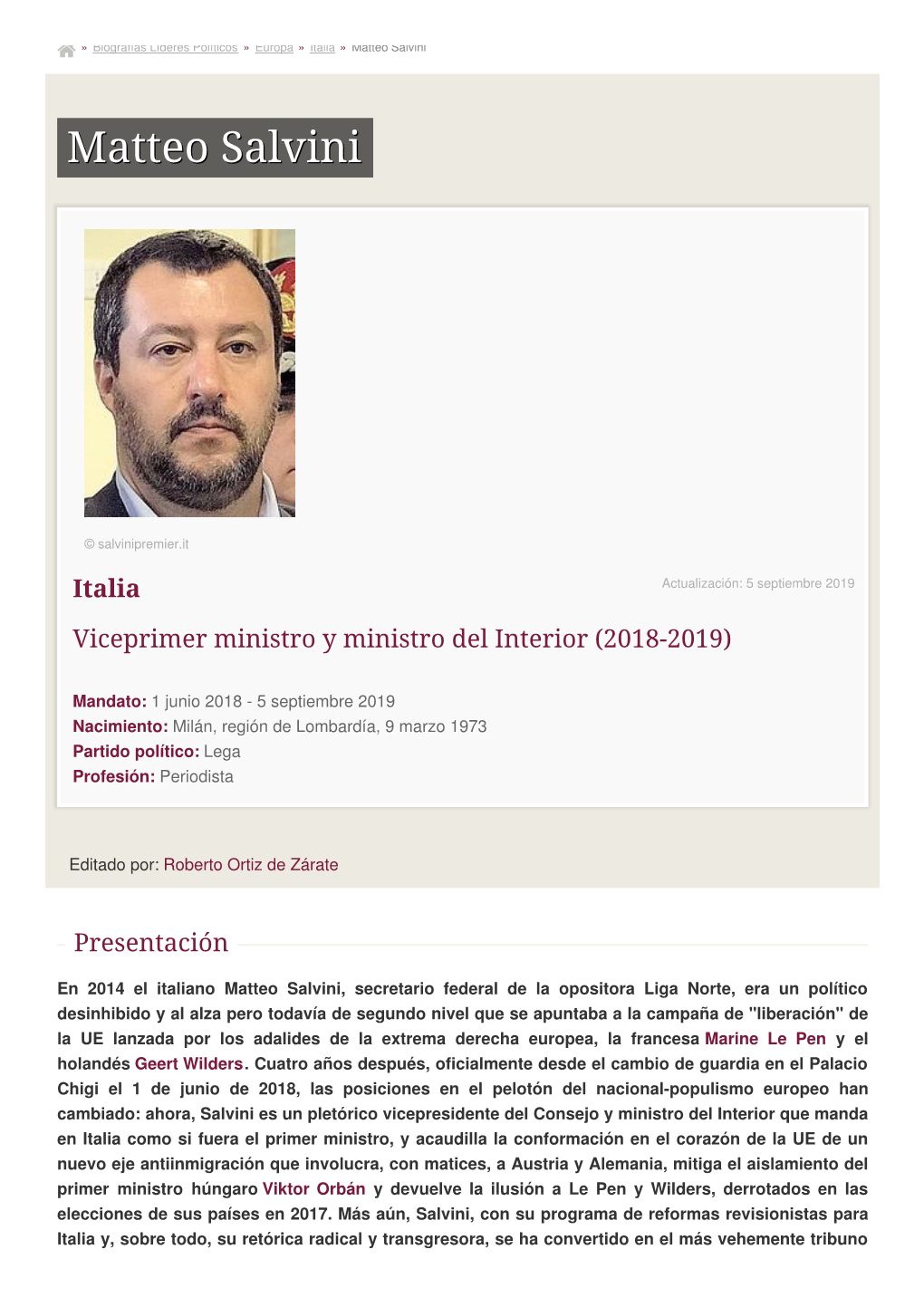 Matteo Salvini