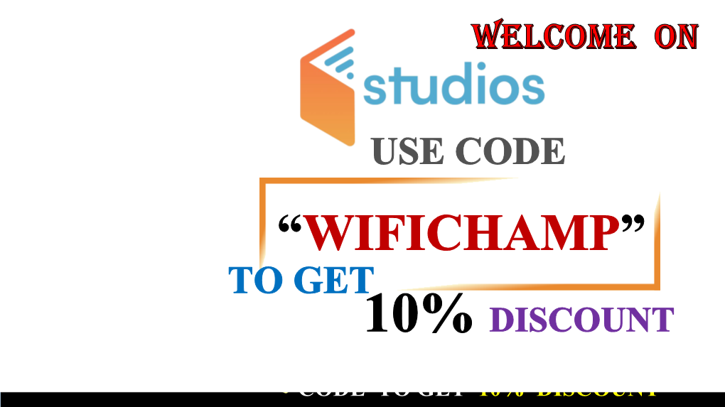 Use “Wifichamp” Code to Get 10% Discount Q1