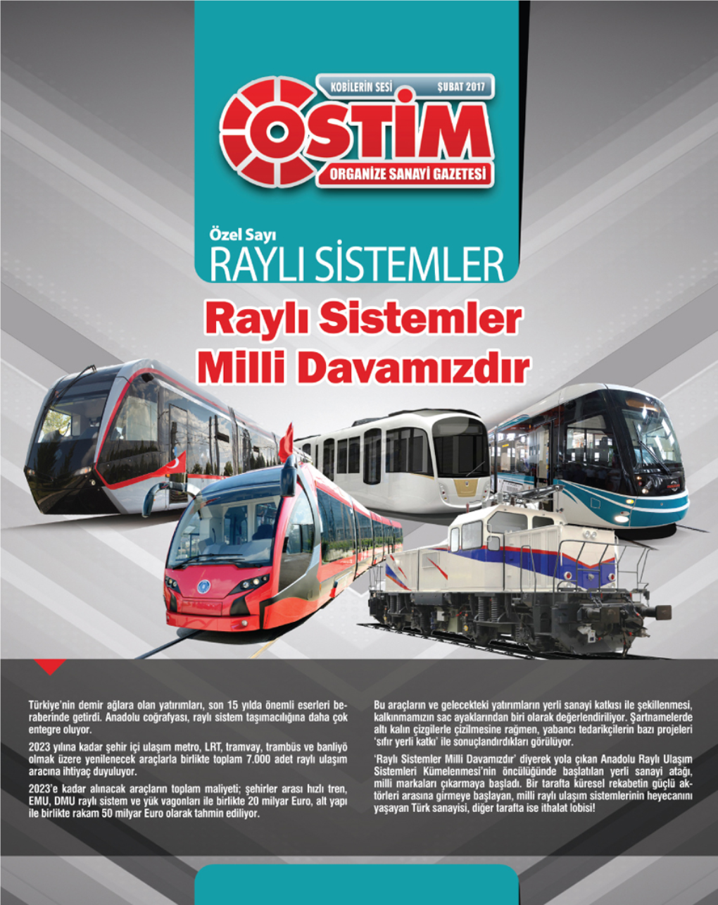 Şubat 2017 Raylı Sistemler Özel Sayı