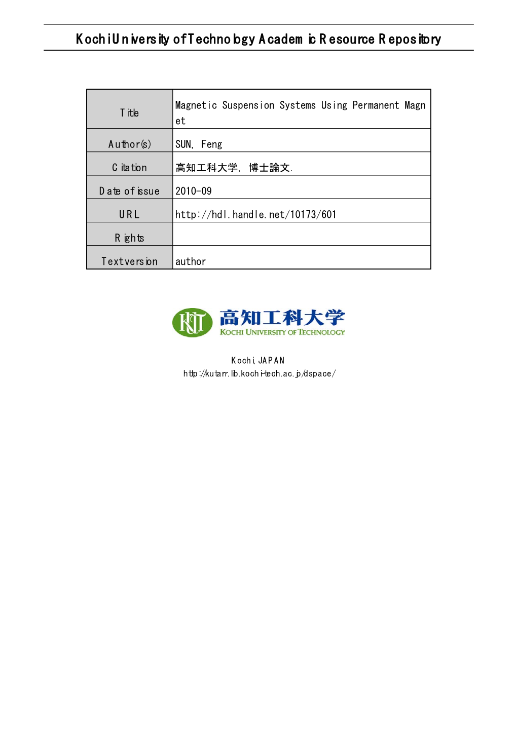 3.2 Principle of Magnetic Suspension