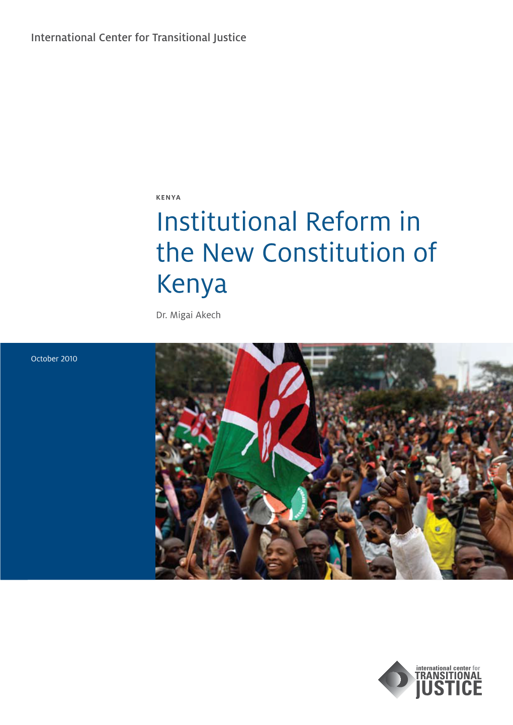 Institutional Reform in the New Constitution of Kenya