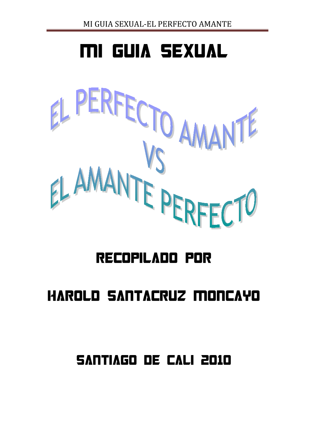 El Perfecto Amante