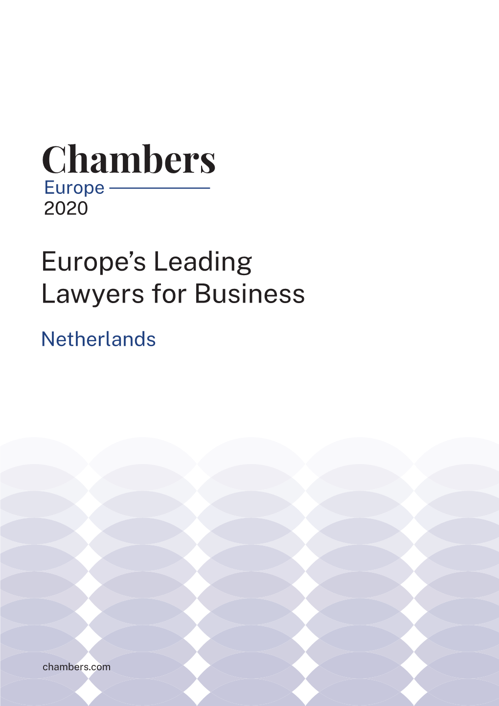 Chambers Europe 2020 Guide