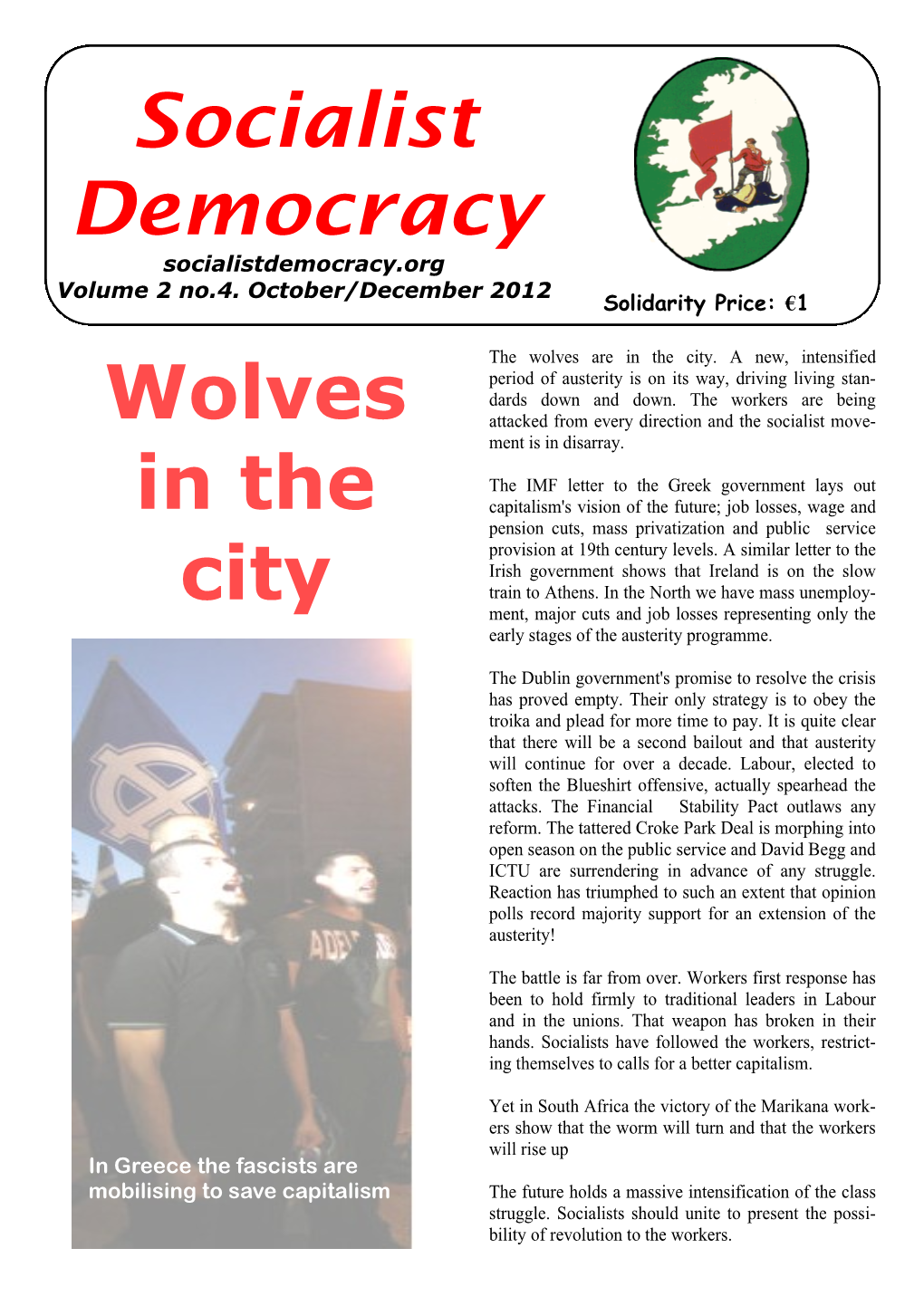 Socialist Democracy Wolves in the City