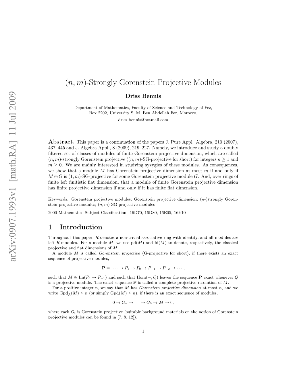 (N, M)-Strongly Gorenstein Projective Modules