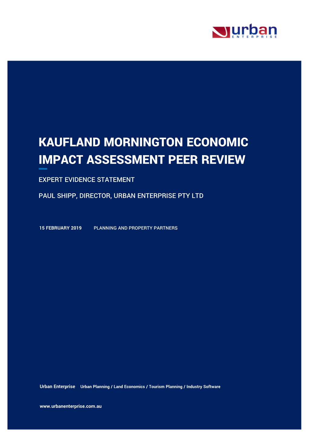 Kaufland Mornington Economic Impact Assessment Peer Review