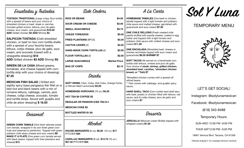 Syl Temp Menu (Pdf)