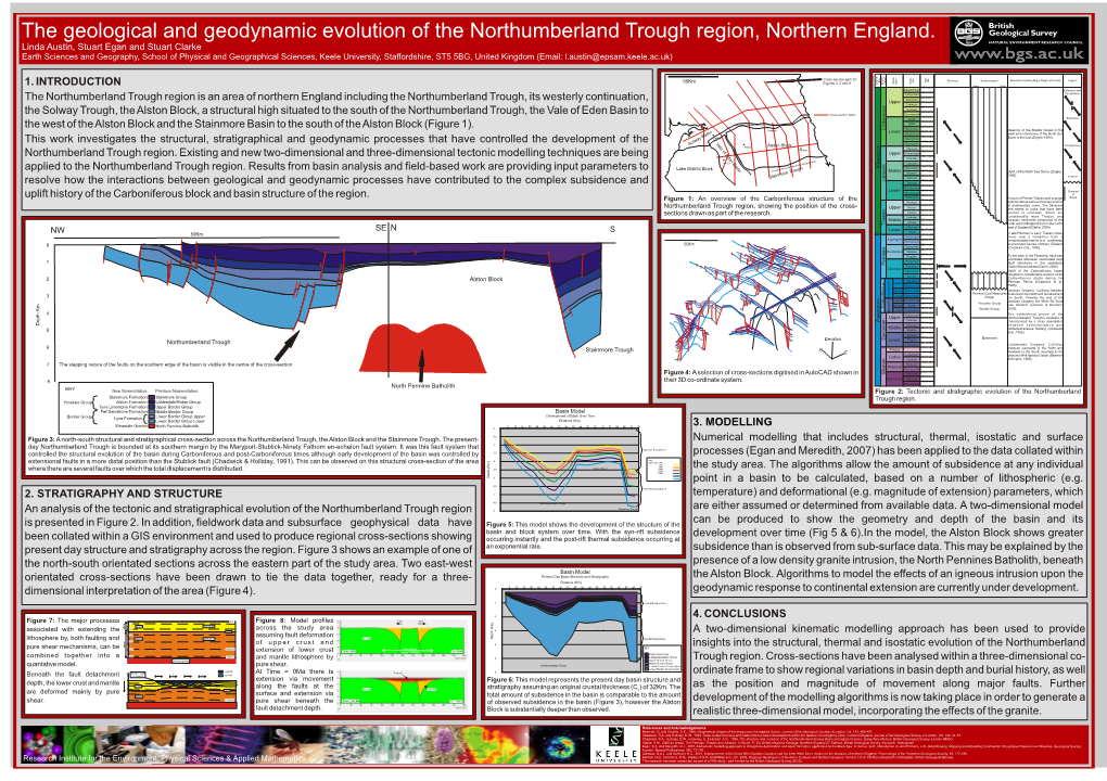 The Geological and Geodynamic Evolution of the Northumberland Trough Region, Northern England