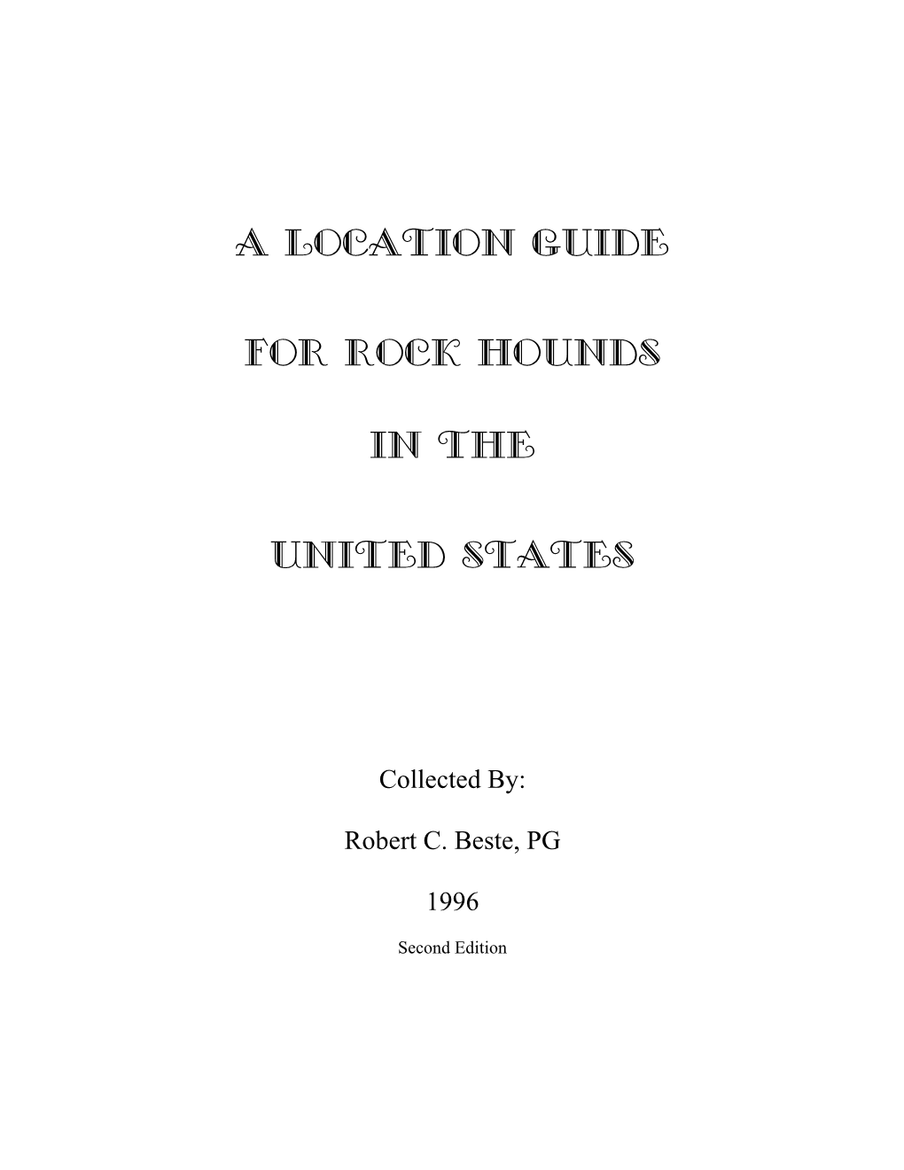 A Location Guide for Rock Hounds in the United States