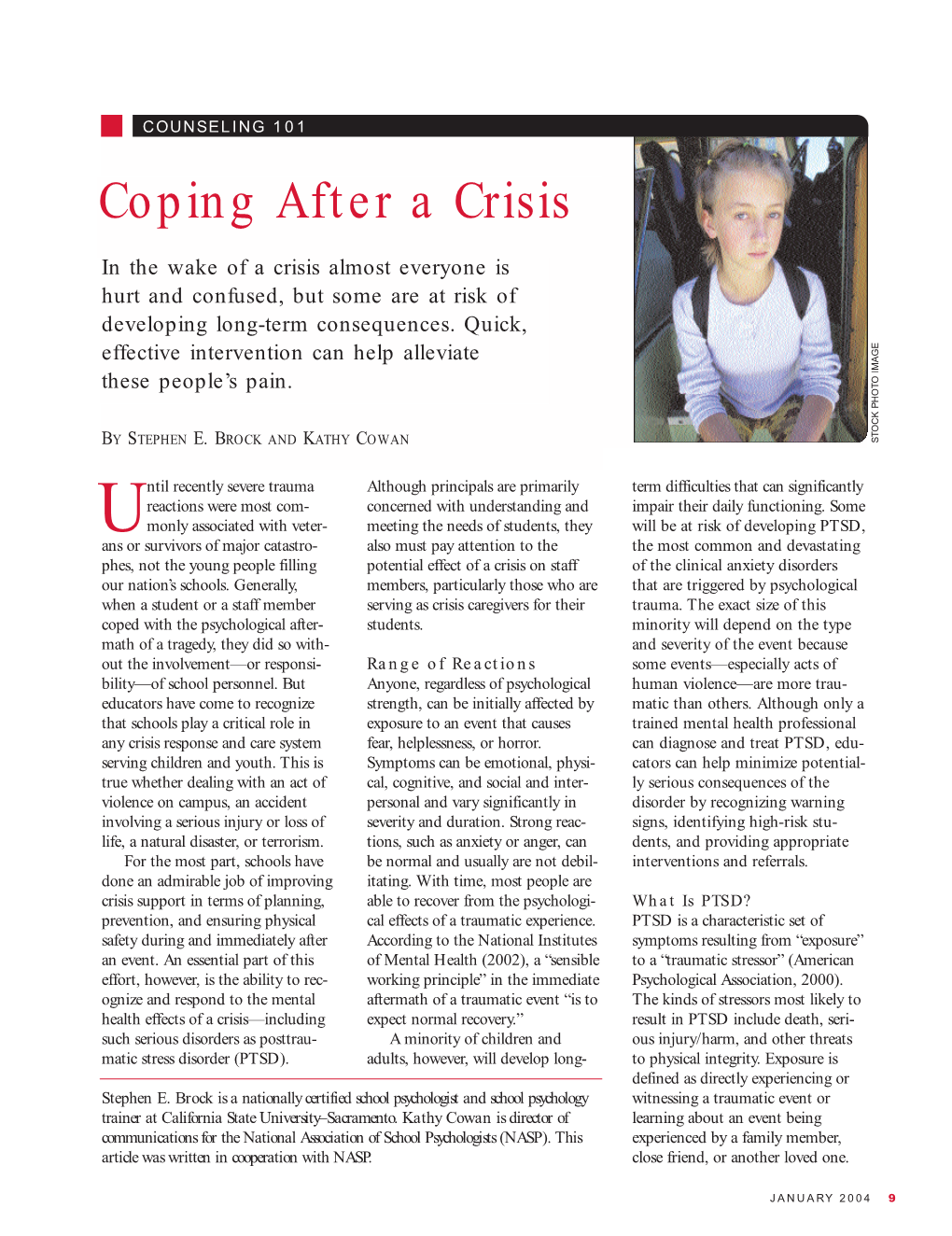 Coping After a Crisis