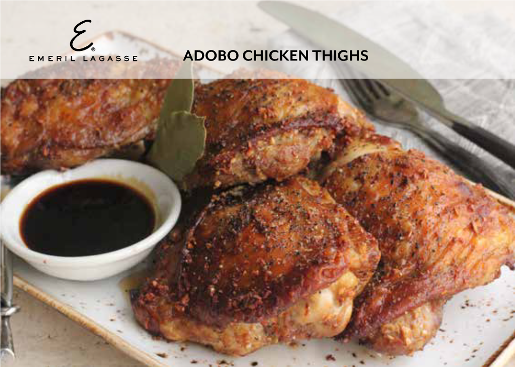 Adobo Chicken Thighs Adobo Chicken Thighs