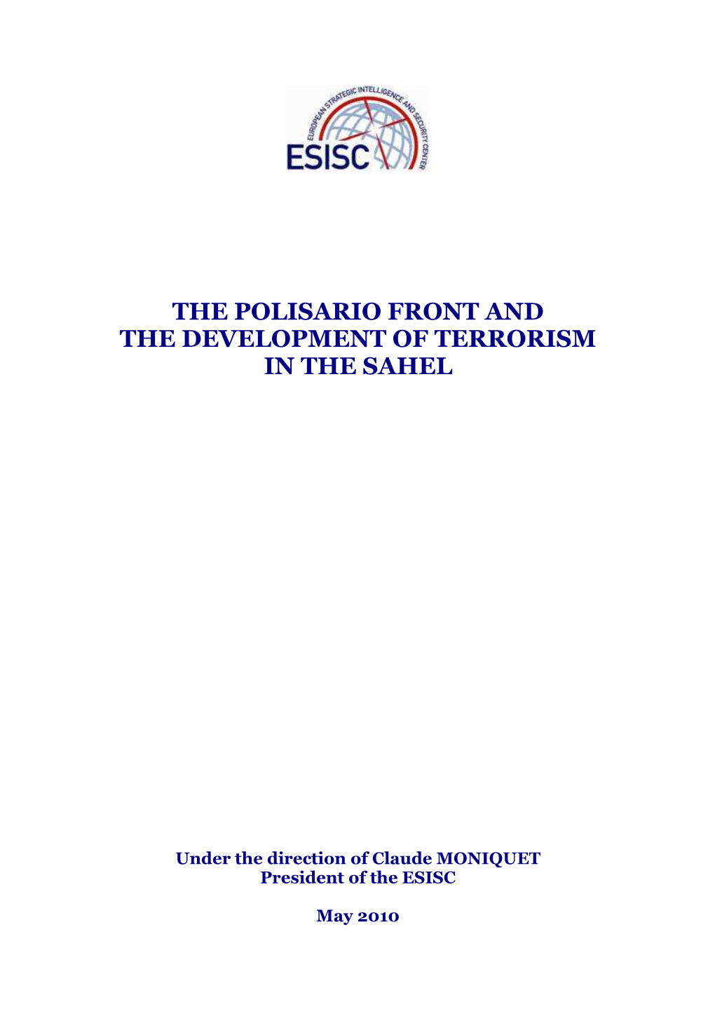 The Polisario Front and the Development of Terrorism in the Sahel