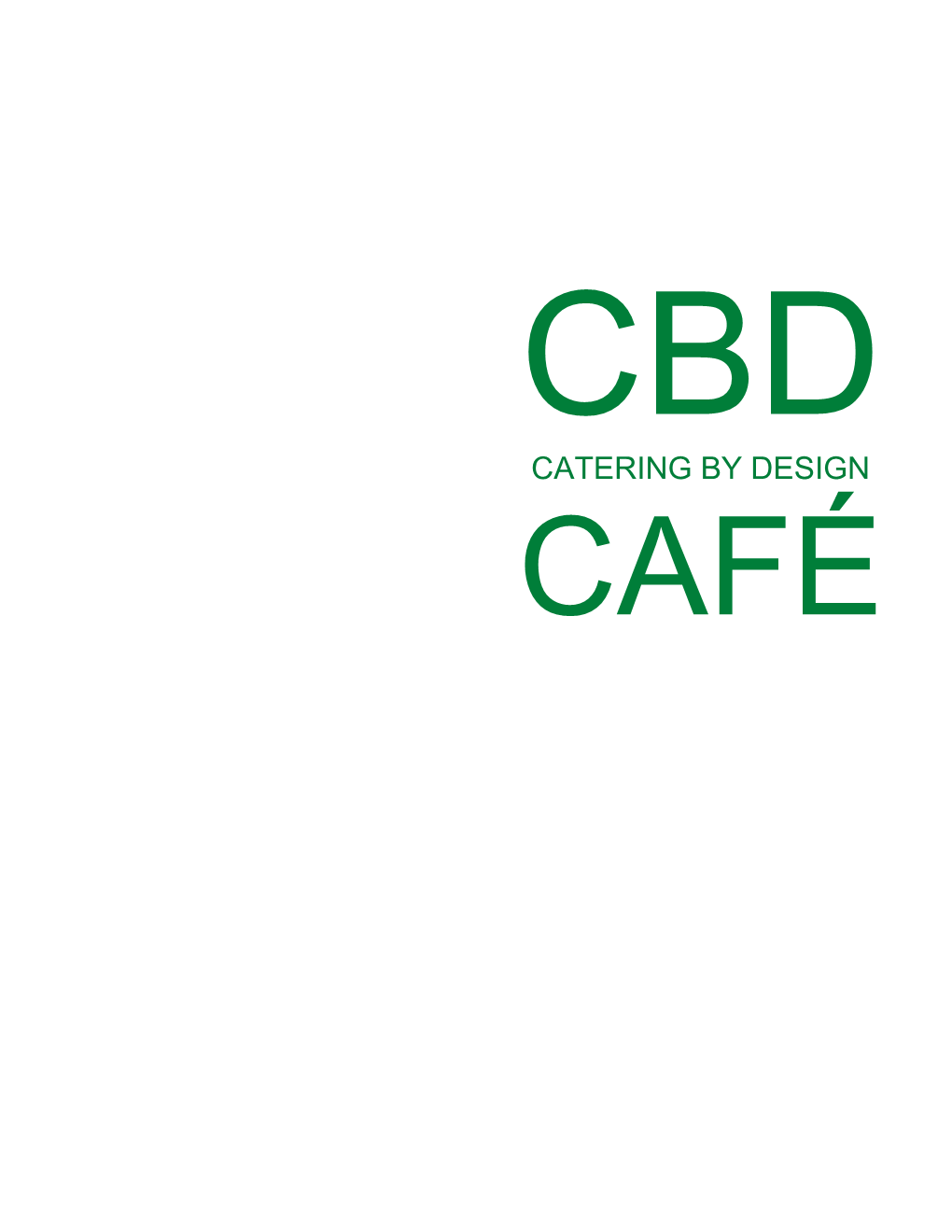 Catering by Design Café