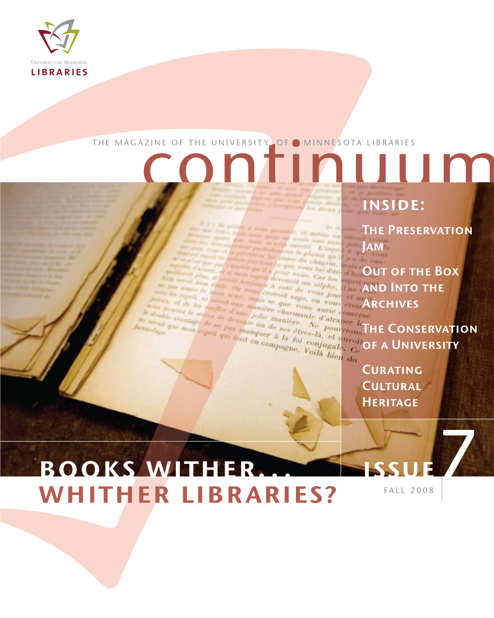 Books Wither. . . Whither Libraries?