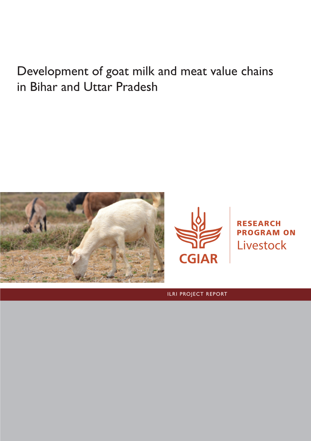 Development of Goat Milk and Meat Value Chains in Bihar and Uttar Pradesh