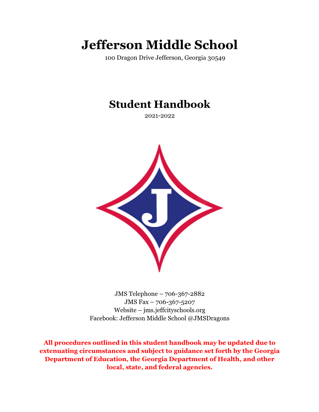 JMS Student Handbook