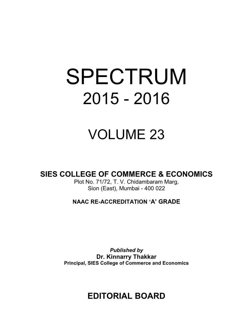 Spectrum 2015-2016