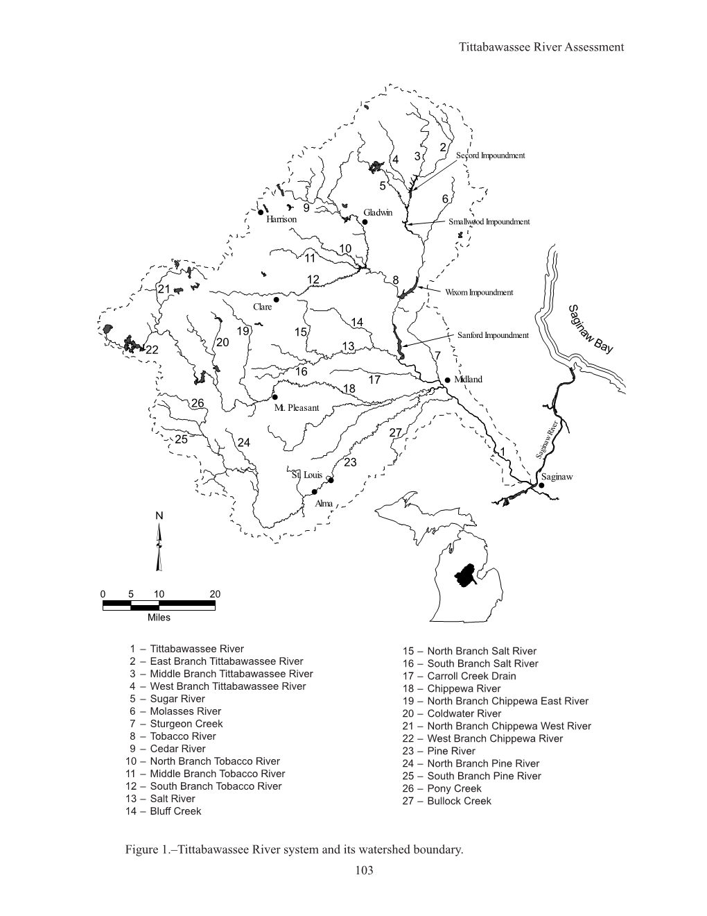 103 Tittabawassee River Assessment Figure 1