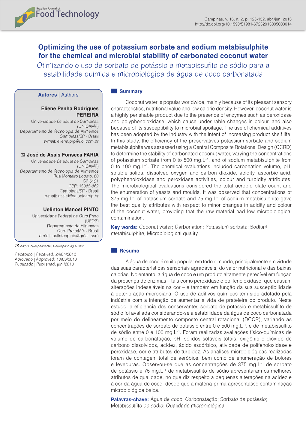 Optimizing the Use of Potassium Sorbate and Sodium Metabisulphite