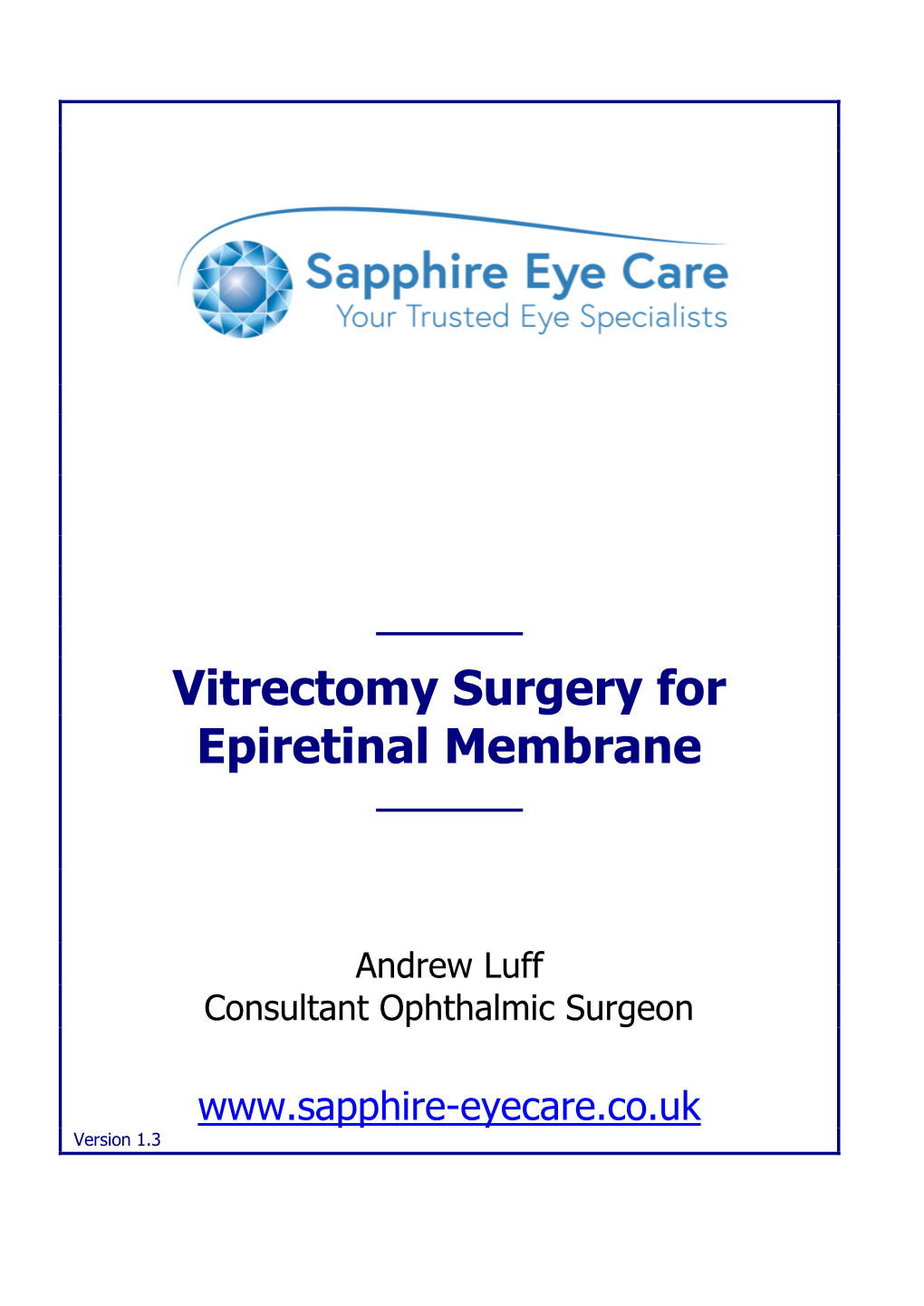 Epiretinal Membrane