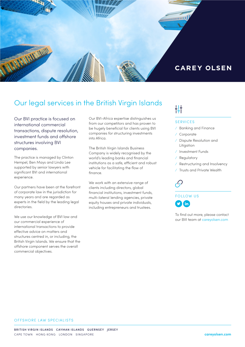 Our Legal Services in the British Virgin Islands