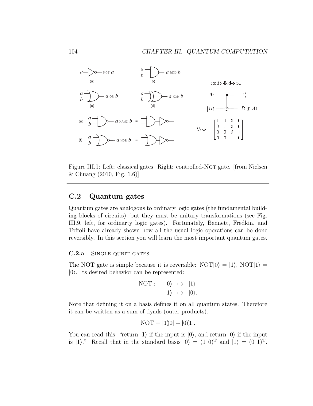 C.2 Quantum Gates