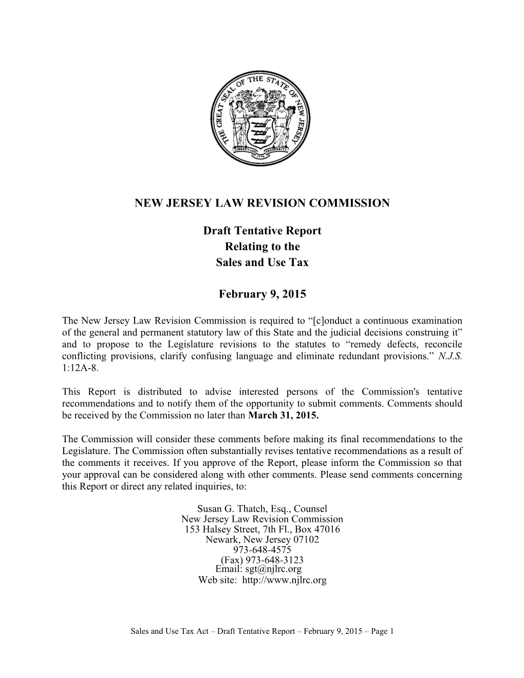 New Jersey Law Revision Commission s3