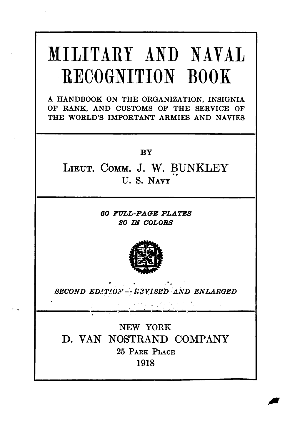 Military and Naval Recognition Book