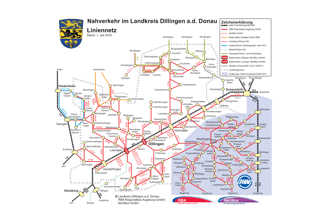 Nahverkehr Im Landkreis Dillingen Ad Donau