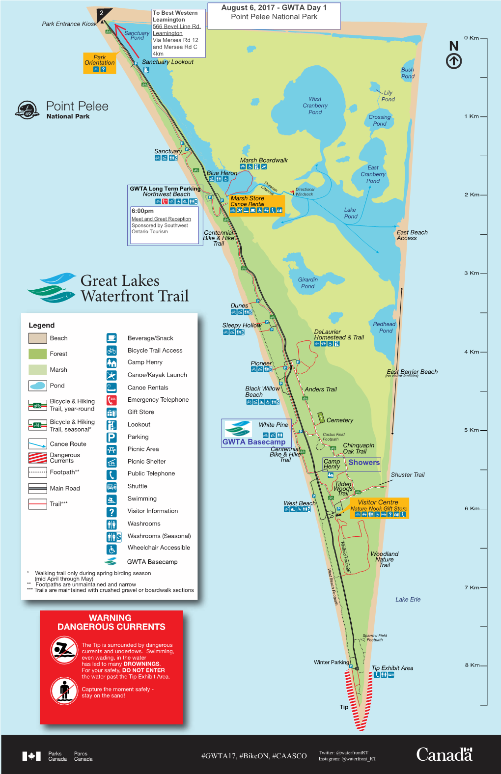 Day 1 – Point Pelee National Park & Leamington