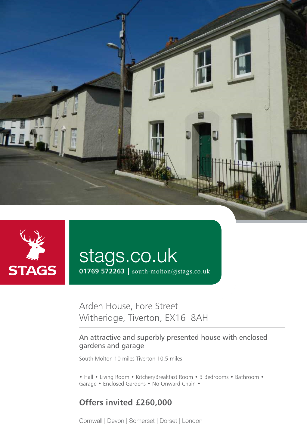 Stags.Co.Uk 01769 572263 | South-Molton@Stags.Co.Uk