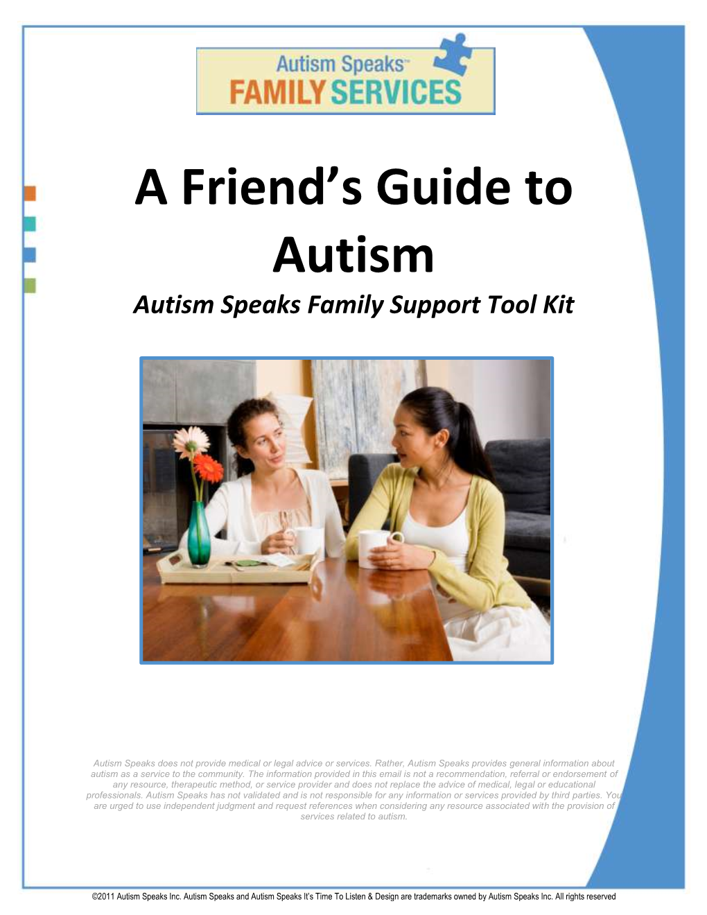 A Friend's Guide to Autism from Autism Speaks