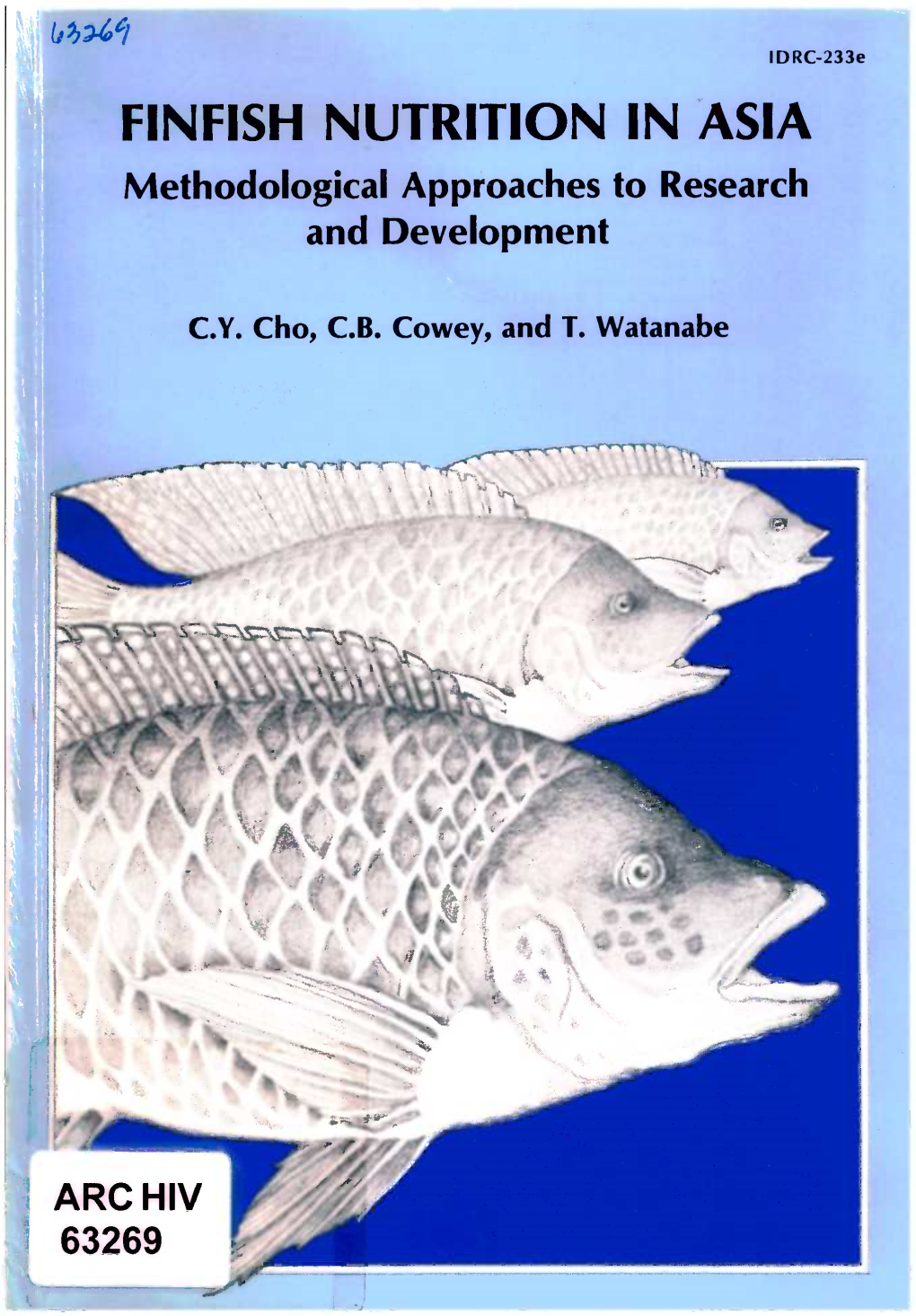 FINFISH NUTRITION in ASIA Methodological Approaches to Research and Development