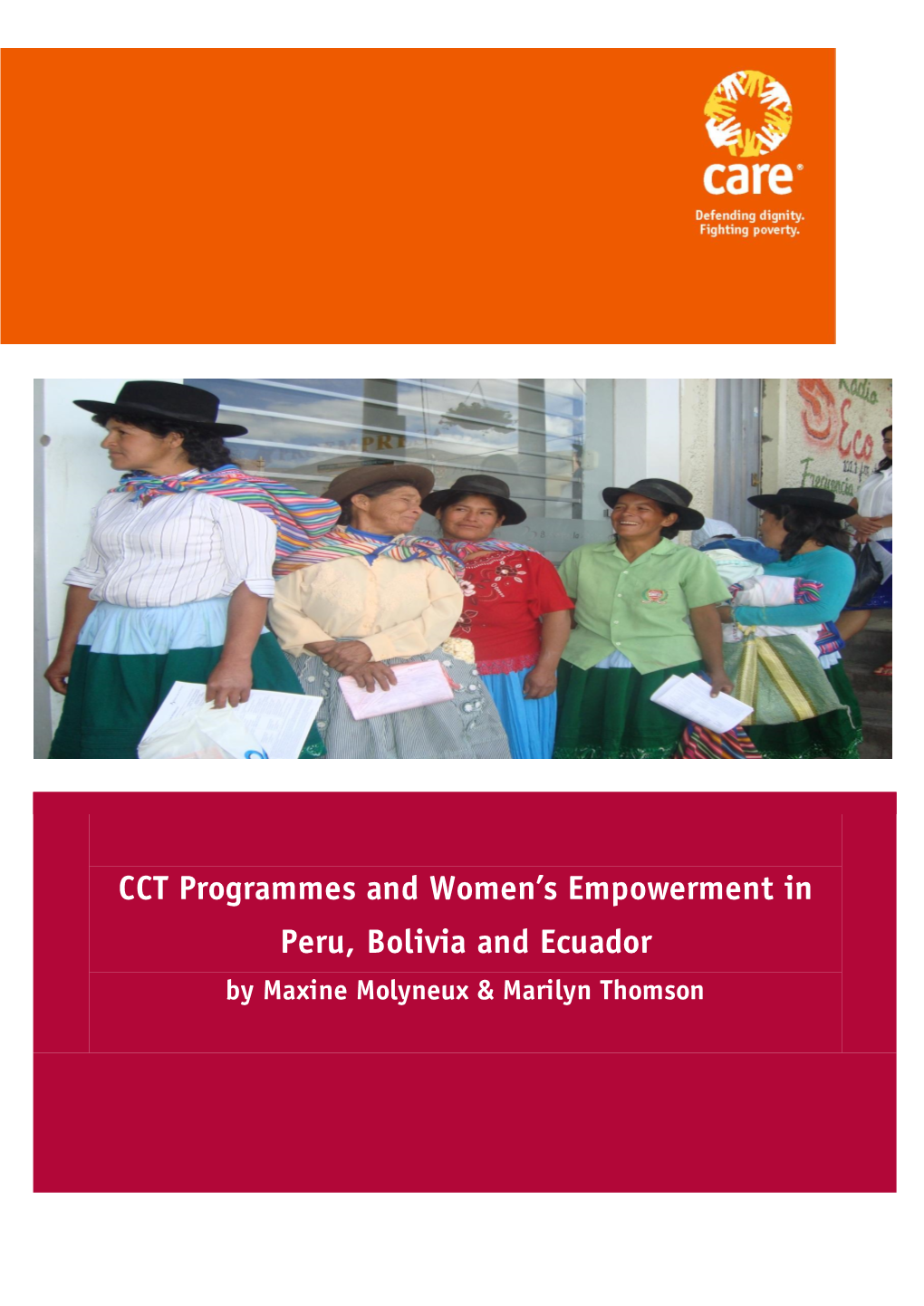 CCT Programmes and Women's Empowerment In