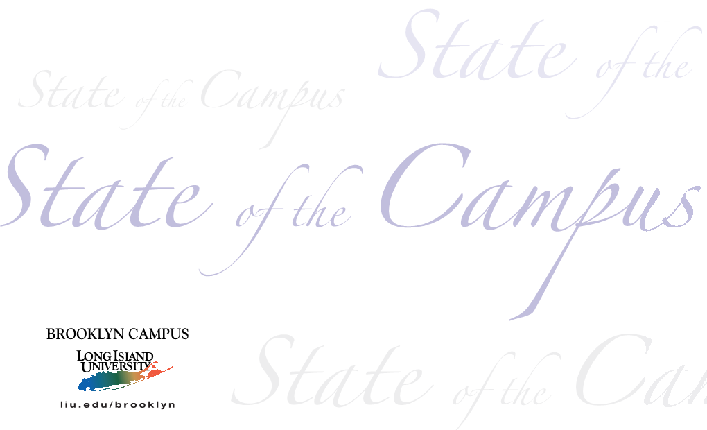 State of the Campus