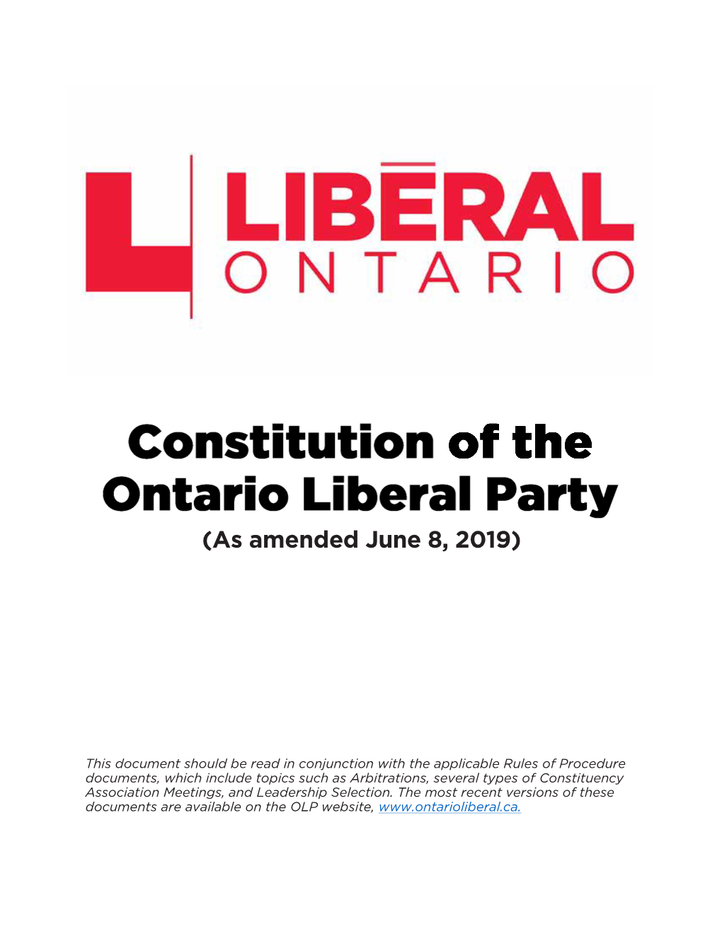 As Amended June 8, 2019