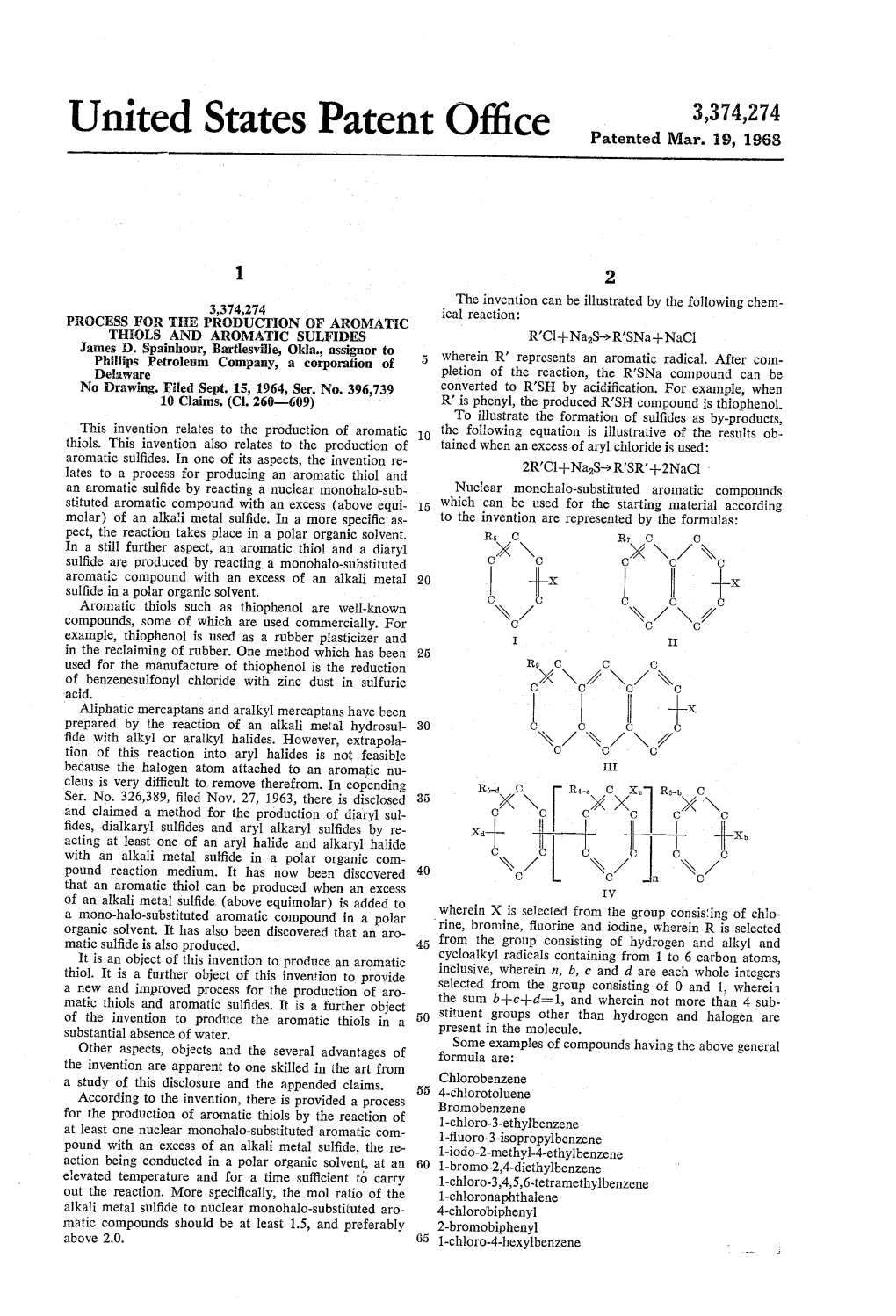 *Y. /'N, X Prepared by the Reaction of an Alkali Metal Hydrosul 30 C Fide with Alkyl Or Aralkyl Halides